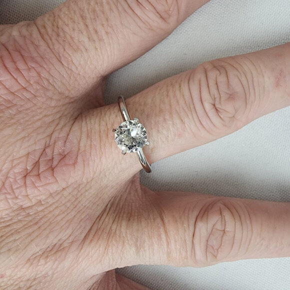 Vintage Faux Diamond Ring Size 9.5 - Picture 1 of 8